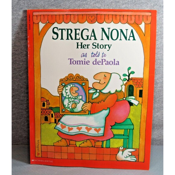 Strega Nona Her Story w/ Cassette 1st Scholastic 1998 School Edition - Picture 4 of 8